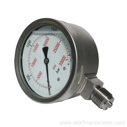 YN150 series Shockproof pressure gauges with back connection